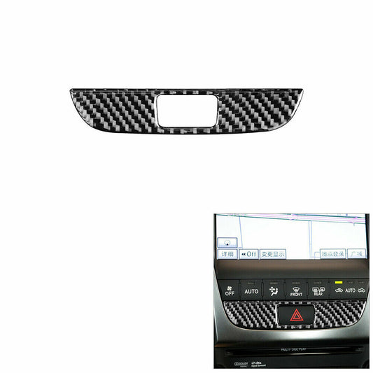 Carbon Fiber Interior Emergency Light Switch Cover Trim Fit for Lexus GS 2006-11