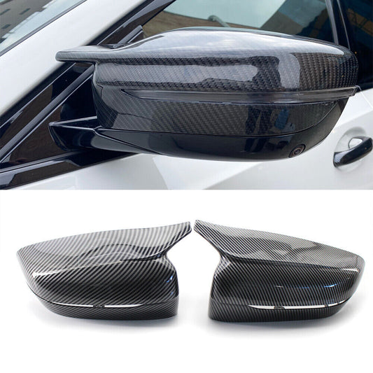 M Style Carbon Fiber Wing Mirror Cover Cap Fit for BMW G30 G20 G11 G12 2017-2020