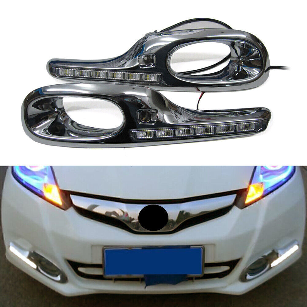 LED Daytime Running Lights DRL for Honda Jazz 2011-2013 2012