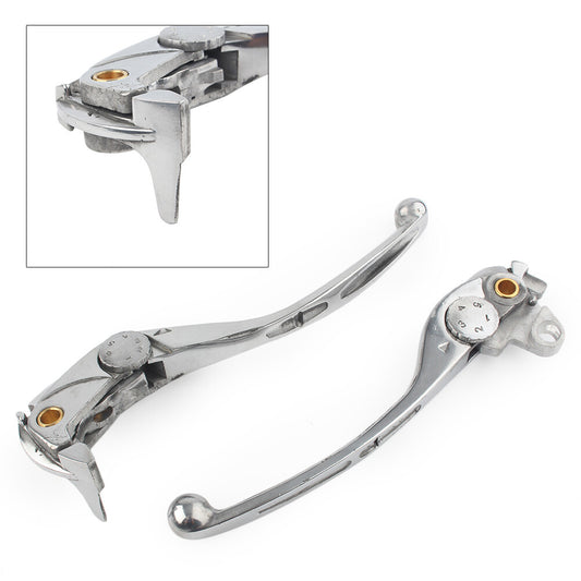 for Honda CBR1000RR 2004-2007 CB1000R 2008-2016 Chrome Black Brake Clutch Levers