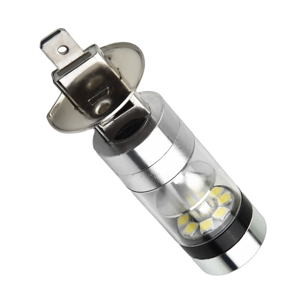 Upgrade your car lighting system with 2 H1 100W 20SMD LED white bulbs