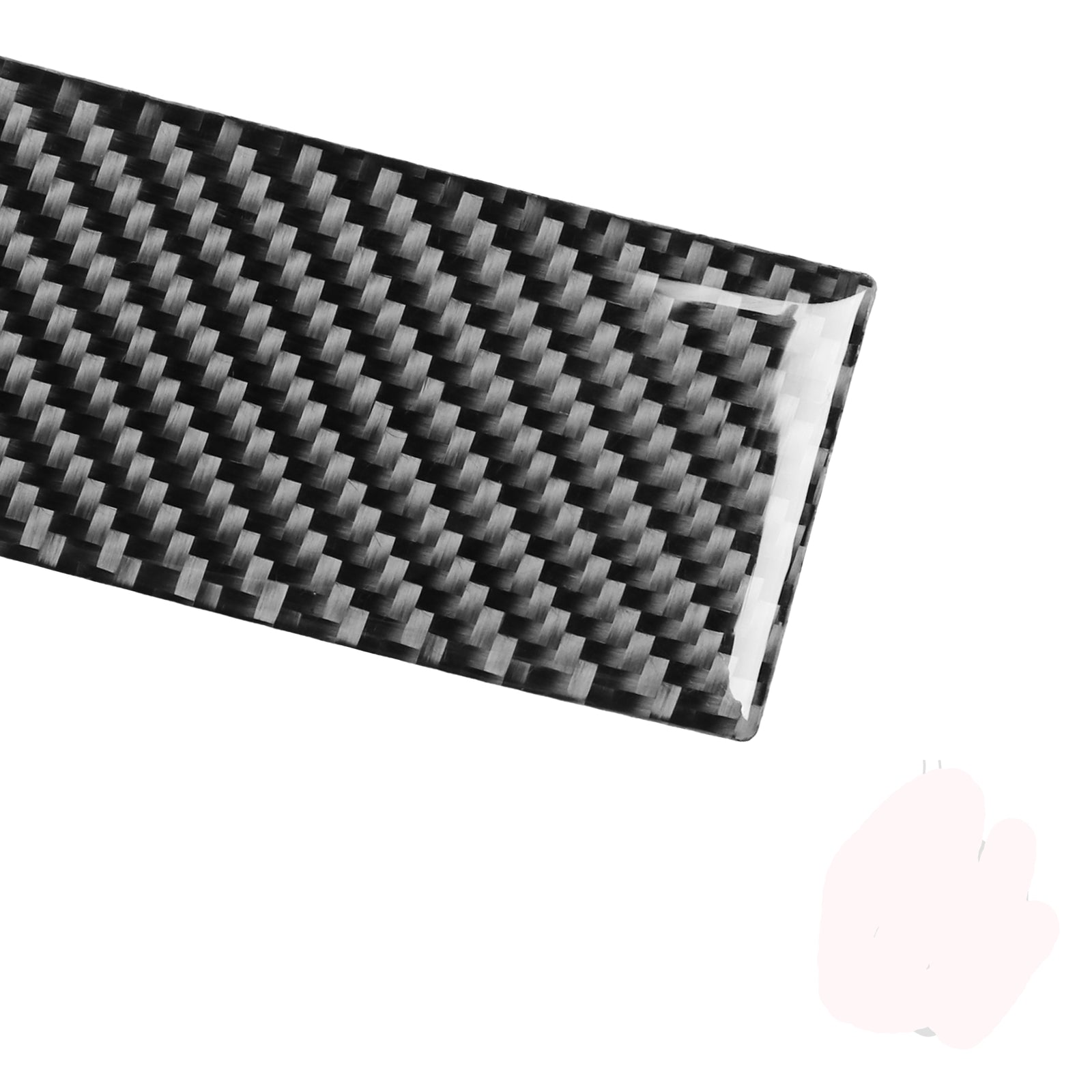 for Chevrolet for Corvette C6 Carbon Fiber for Seat Heater Button Storage Box Cover Trim