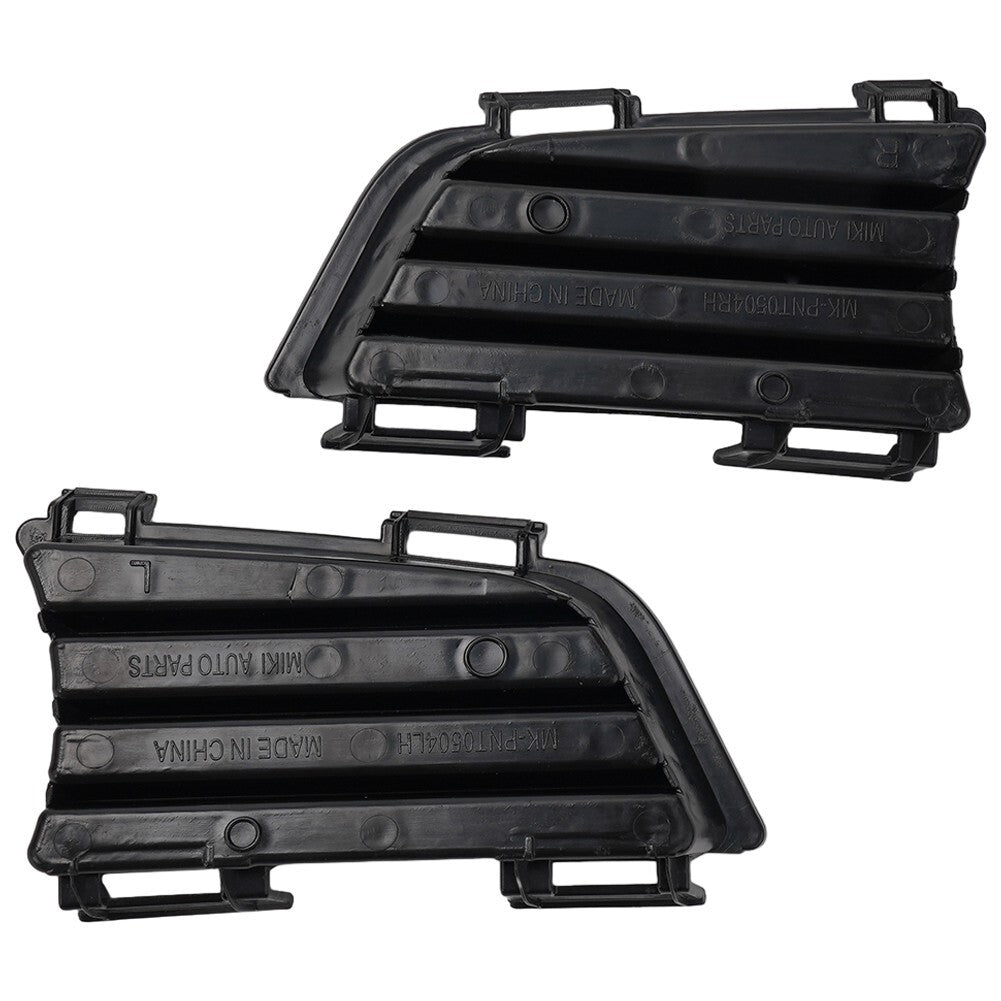 Replacement Fog Light Cover Pair for Pontiac Vibe 2005 2008 Front Bumper