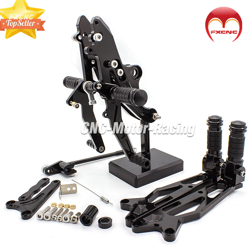 CNC-controlled foot spikes, pedals, and rear wheel footrest for Honda GROM MSX125 (2017-2018-2021).