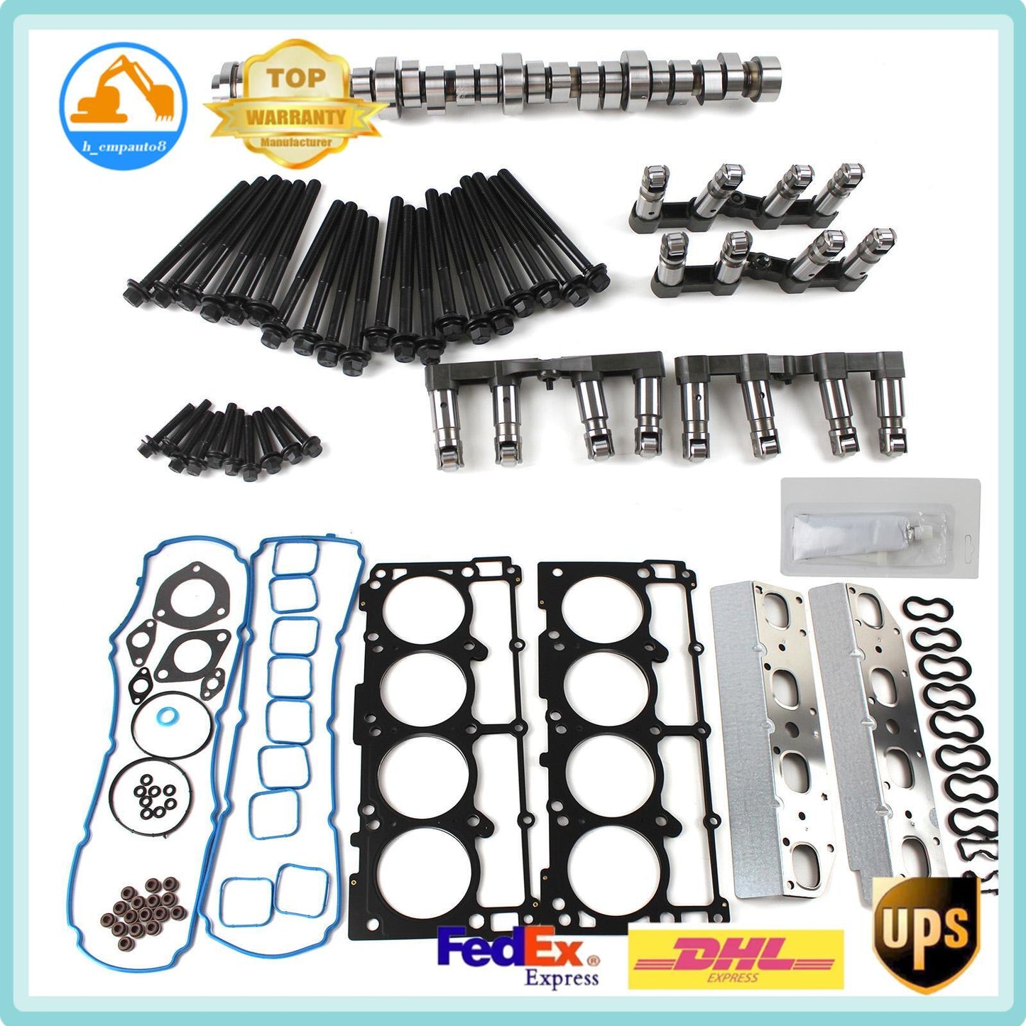 Camshaft Head Gaskets Kit for Dodge for Ram 1500 5.7L 2009-15 53022263AF