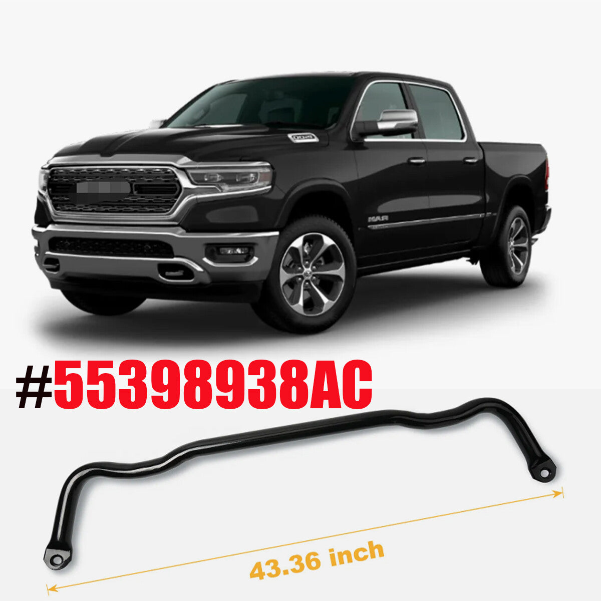 Suspension Stabilizer Bar Front 55398938AC For 2011-2018 for Ram 1500