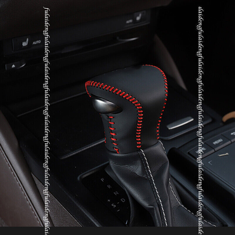for Lexus ES350/300H/250 2019-2023 Hand sewn leather Gear Shift Knob Cover trim