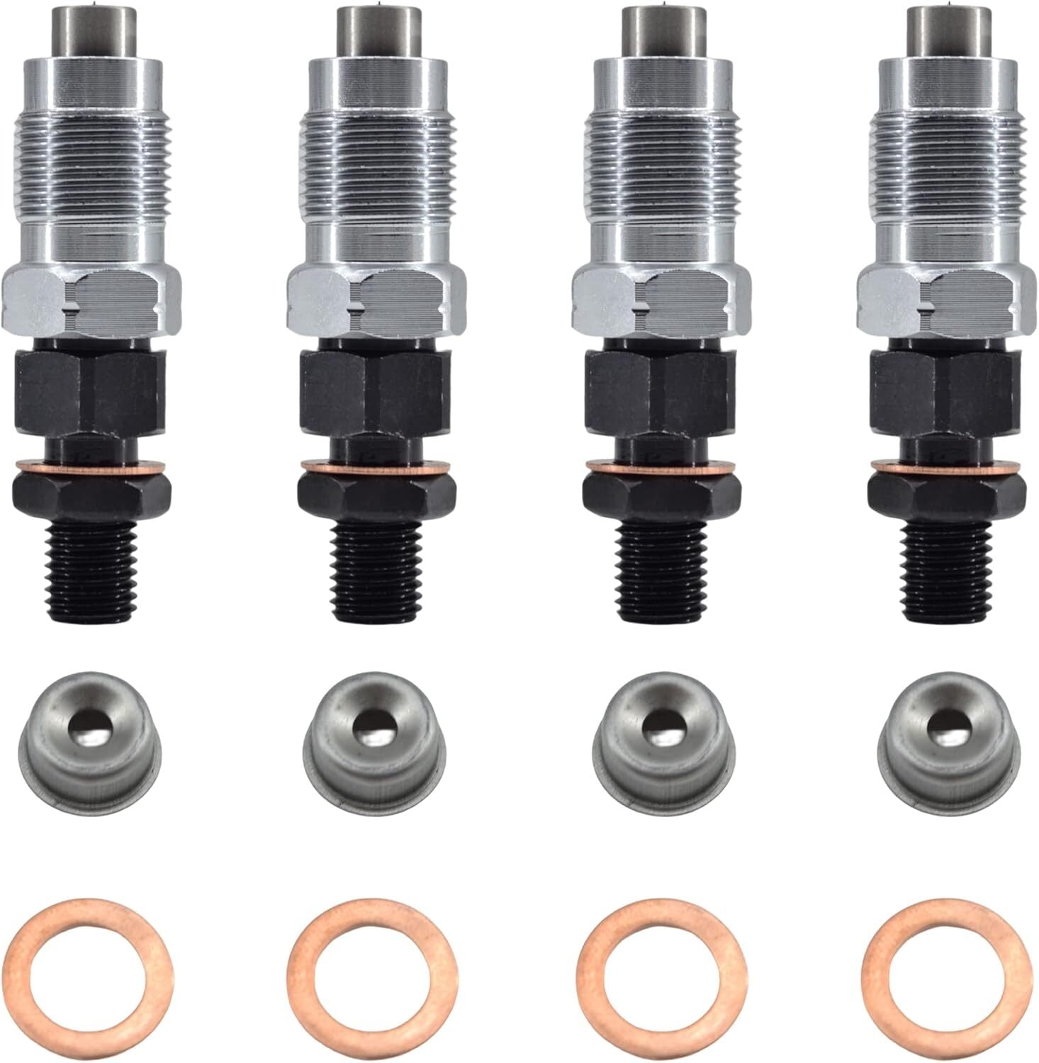 4PCS Fuel Injector Nozzel Assy 16454-53905 For Kubota V2403-M V2203 V2003 D1703