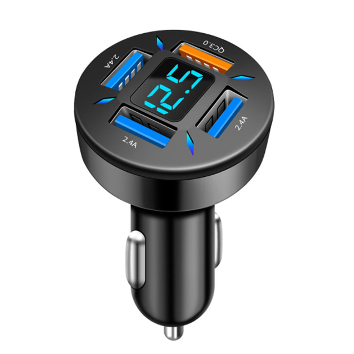4 USB Port Fast Car Charger Adapter for Apple iPhone Samsung Android Cell Phone