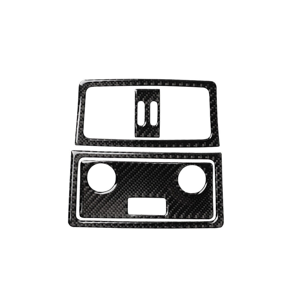 Carbon Fiber Rear Air Outlet Panel Cover Trim for BMW E60 5Series 05-10
