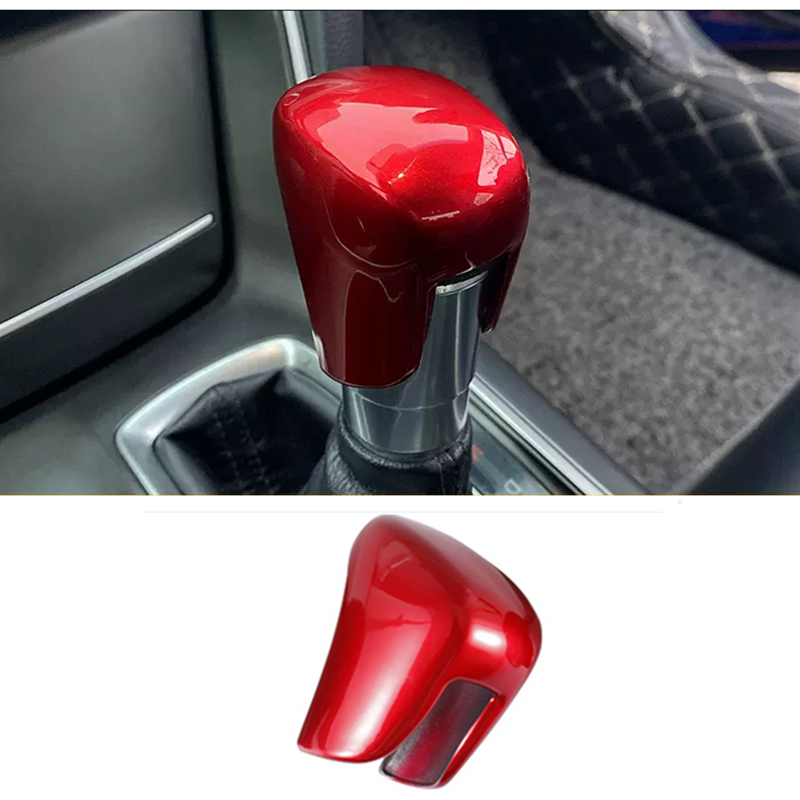 Red Painted Inner Gear Shift Knob Cover Trim Cap ABS for Honda HR-V HRV 2023