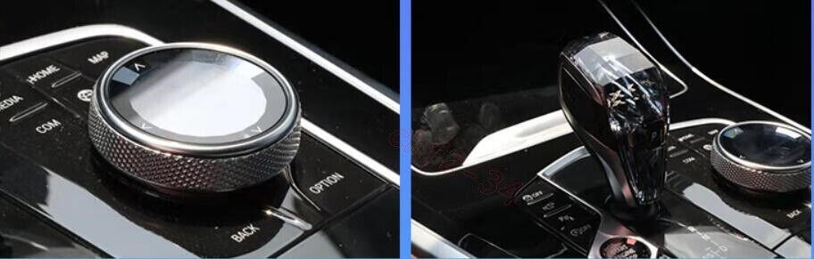 Fit for BMW X4 G02 2018-2022 Crystal Style Interior Gear Shift Knob Cover 3PCS