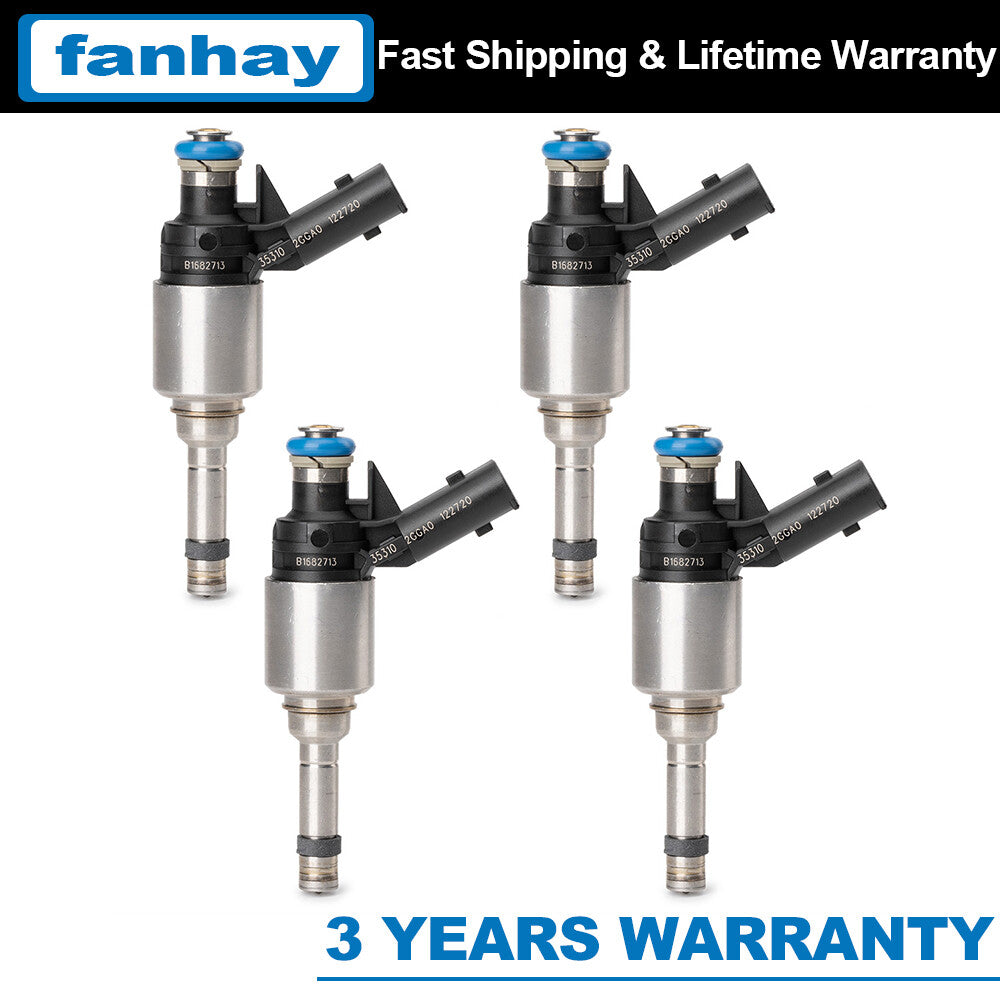 Set of 4 New Fuel Injector Fits for Kia Sorento 2.4L 2016 2017 2018 353102GGA0