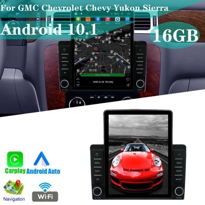 Car 2007-2014 Stereo Radio GPS for Chevrolet Silverado w/ Car-play Android Auto