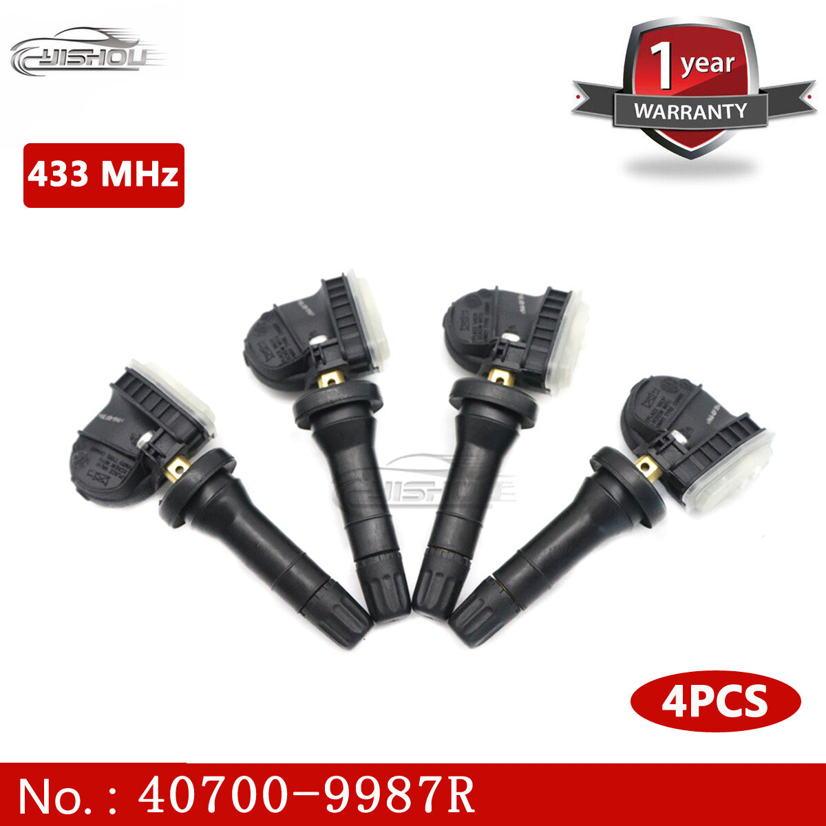 4-piece set 407009987R 433MHz TPMS sensor 40700-9987R tire pressure sensor