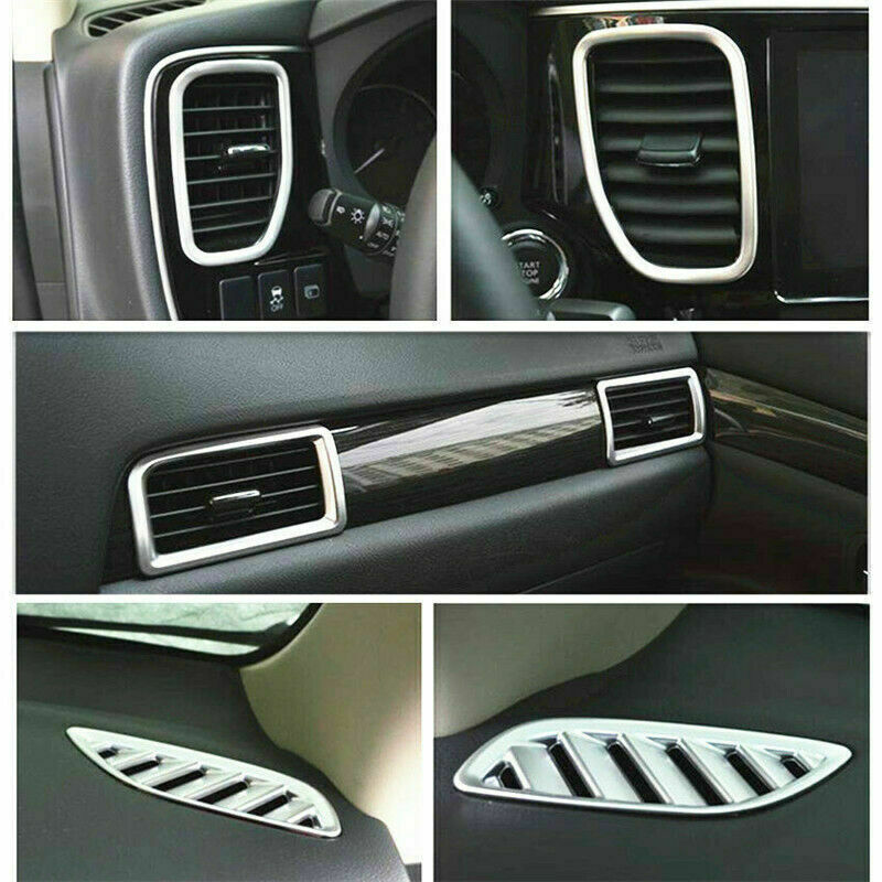 Front Dashboard AC Air Vent Outlet Cover Trim for Mitsubishi Outlander 2016-2021