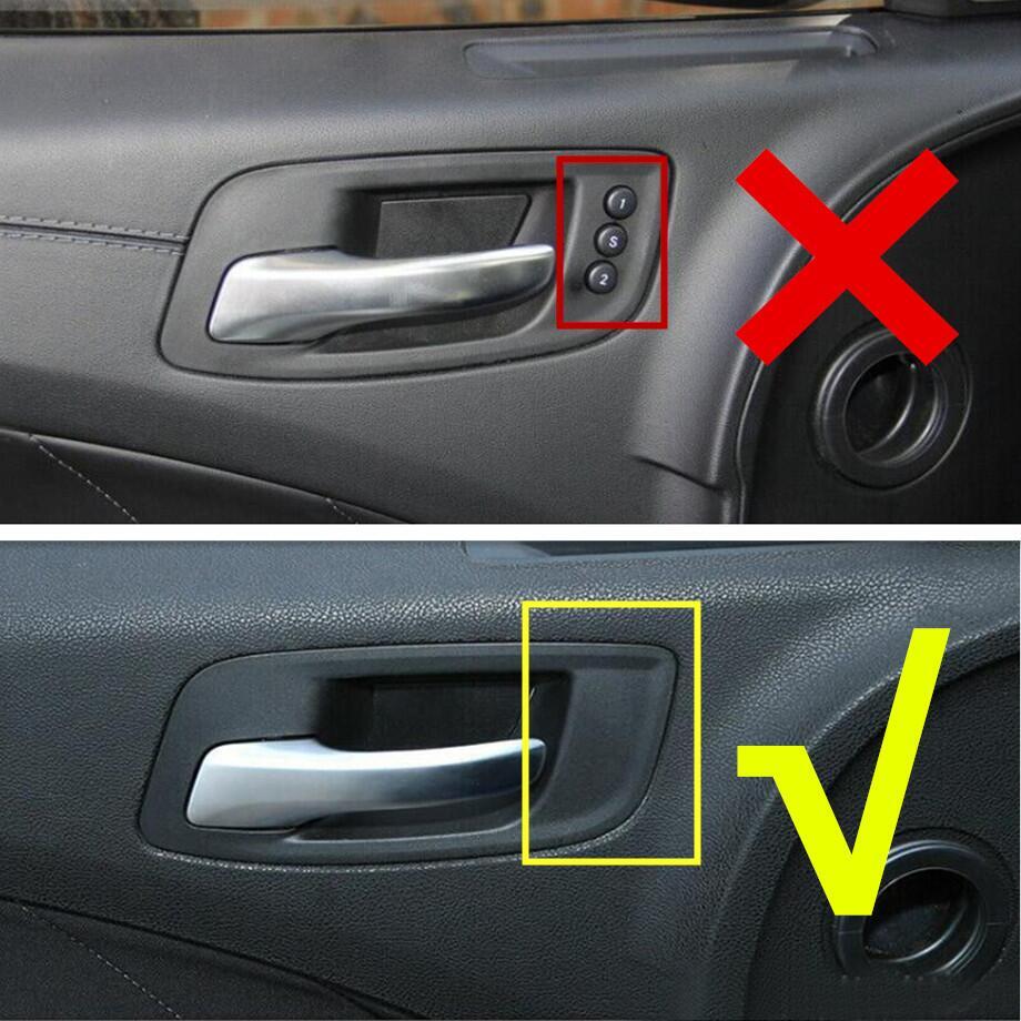 For 11-23 for Chrysler 300/ for Dodge Charger Red Carbon Inner Door Handle Bowl Trim 4PCS