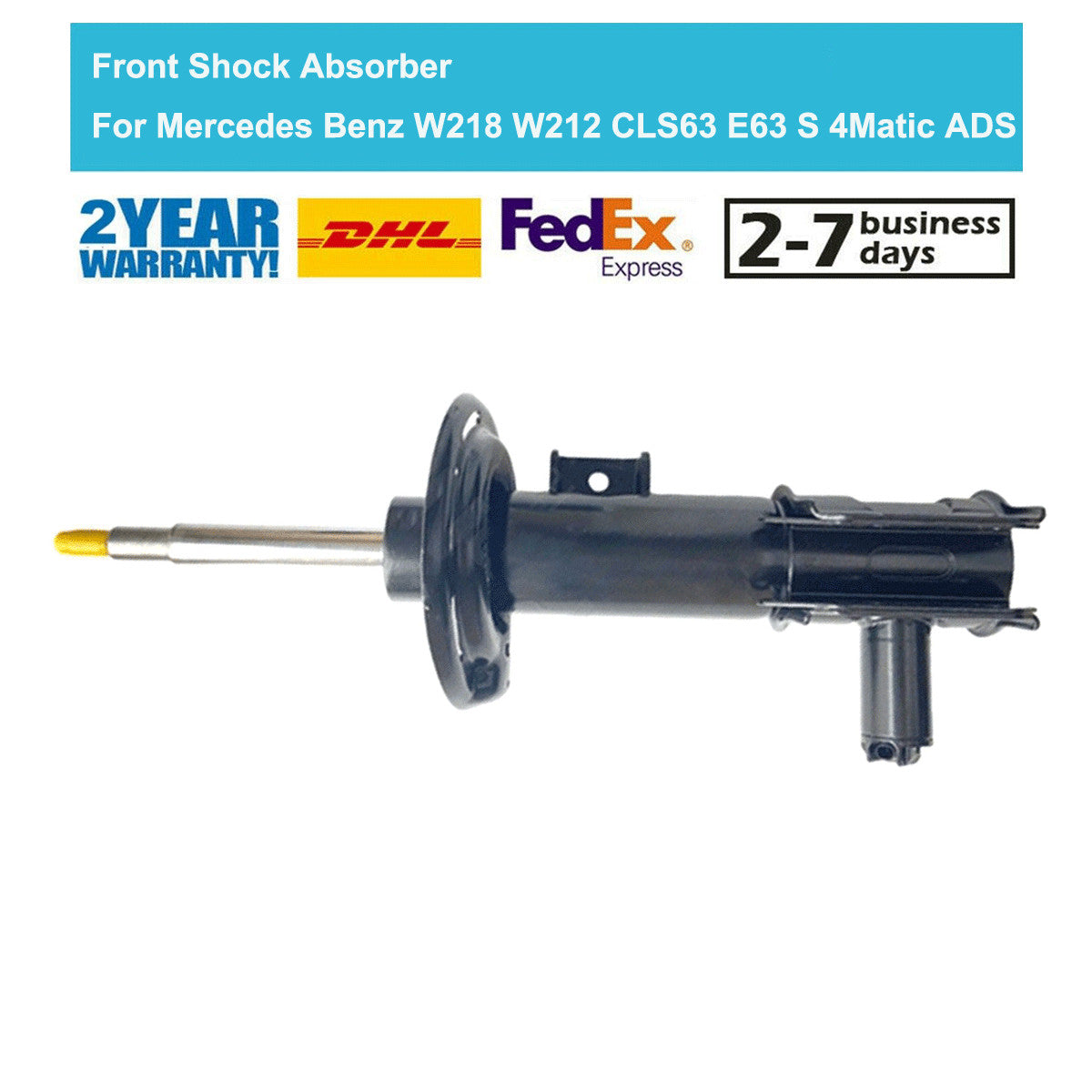 for Mercedes W212 C218 CLS63 E63AMG 4Matic 2014-18 Front Left Shock Absorber ADS