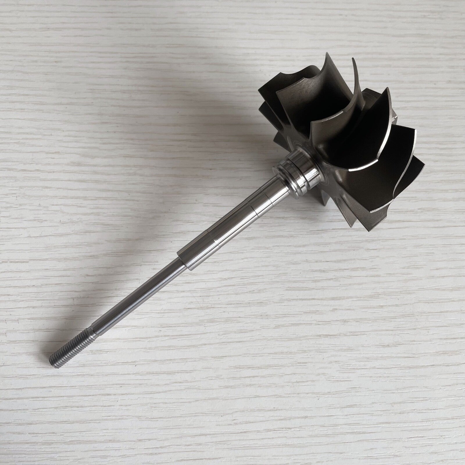 GTW38 GT37R 6765 64.56/74.17 mm 11 Blade Ball Bearing Turbine Shaft Pulley