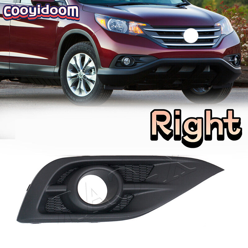 Right front bumper fog light cover suitable for Honda CRV 2012-2014 (replacement before 2013).