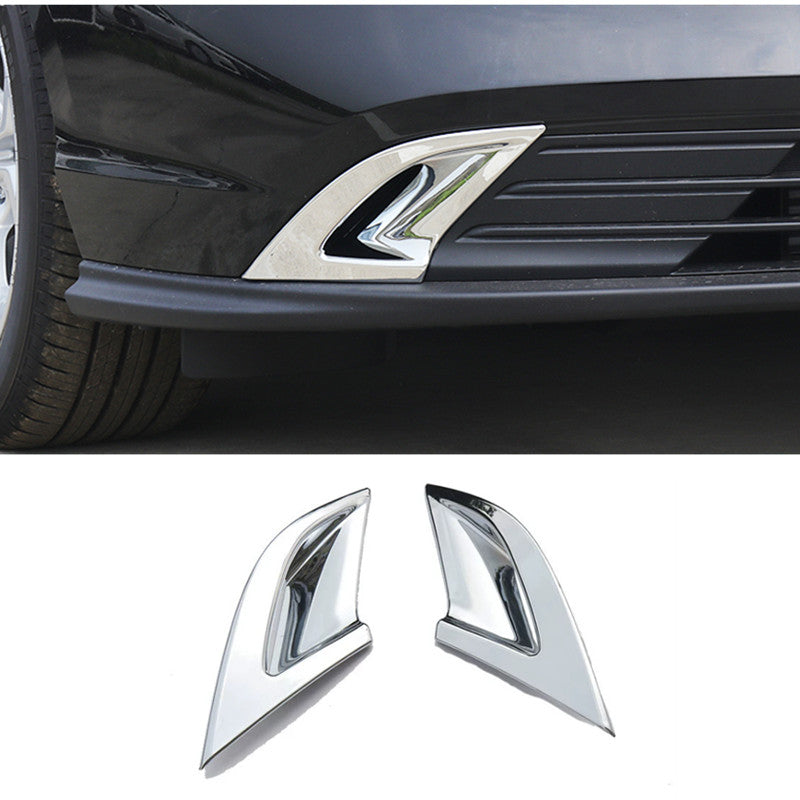 2pcs for Honda Accord 2023-2024 Chrome Front Fog Light Lamp Cover Trim Frame