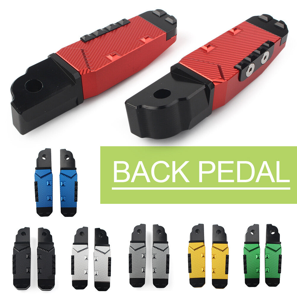 CNC Aluminum Rear Passenger Footrests Foot Pegs Pedal Pads for BMW S1000RR R HP4