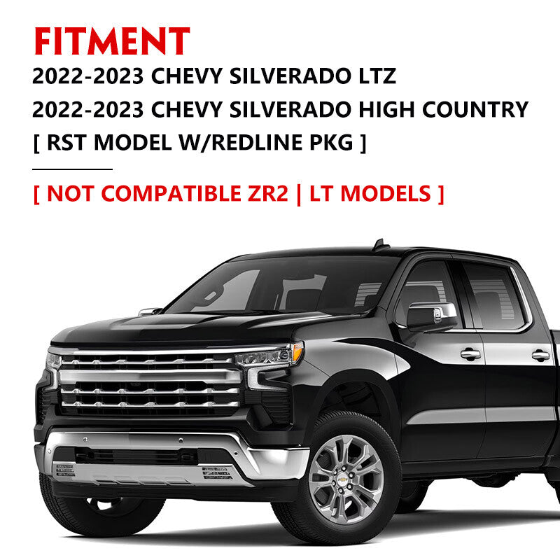 2P For 2022-2024 for Chevy Silverado 1500 LTZ High Country LED DRL Headlights RH LH