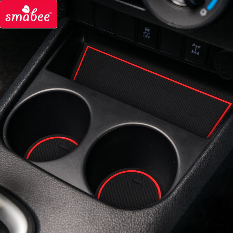 for Toyota Hilux SR5 4x4 2015-2022 REVO Anti-Slip Gate Slot Cup Mat Accessories