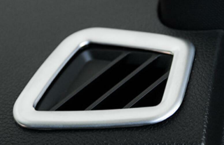 for Ford Explorer 2011-2019 Matte Silver Dashboard LR Air Outlet Vent Trim 2PCS