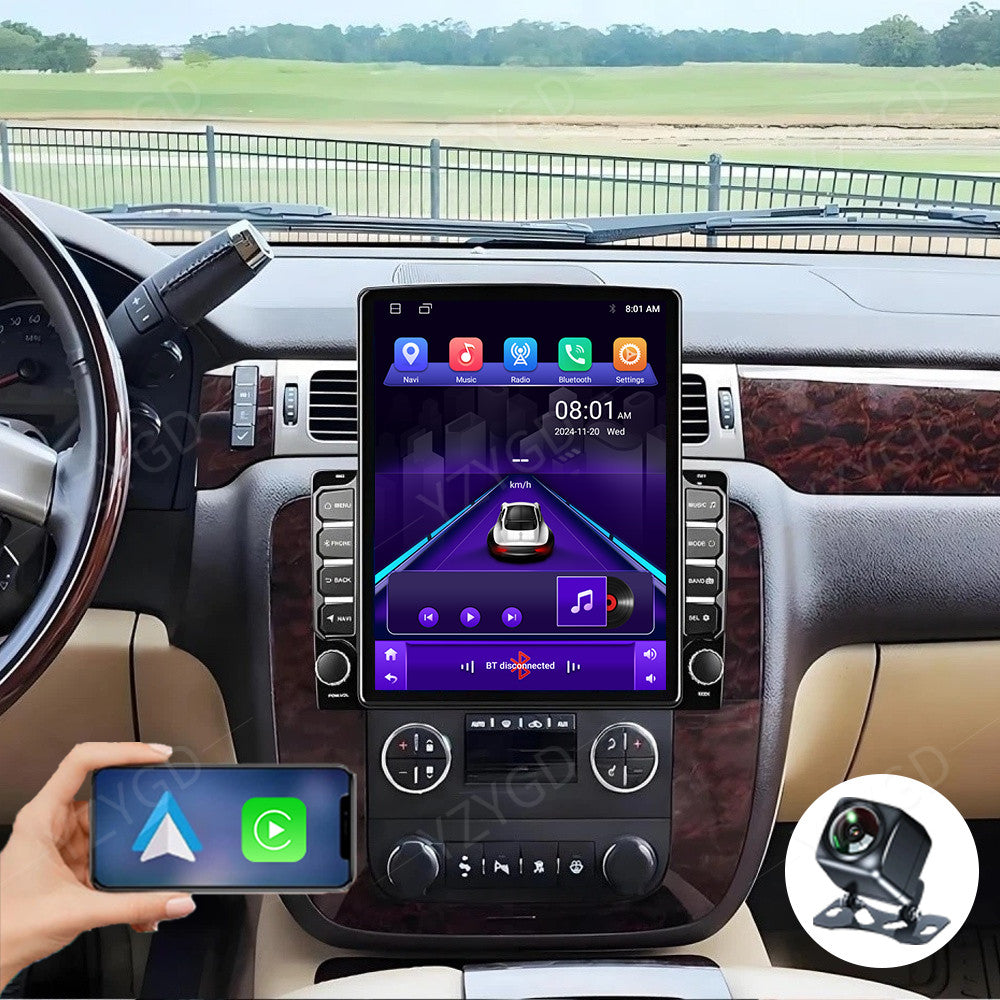 Android Auto Carplay Car Stereo Radio for GMC Yukon 2007-2014 GPS Screen WIFI FM