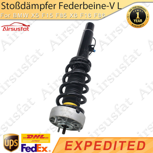 for BMW X5 F15 F85 X6 F16 F86 13-18 front left shock absorber struts with EDC