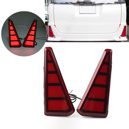for Toyota Noah Voxy 80 Series 2014-2018 2x LED Rear Bumper Fog Lamp Brake Light