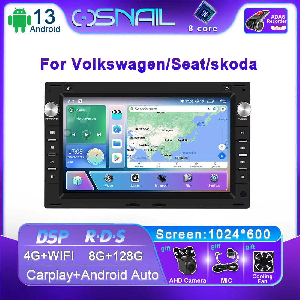 Android Car Radio for VW for Volkswagen for PASSAT B5 MK4 MK5 Player CarPlay Auto Screen