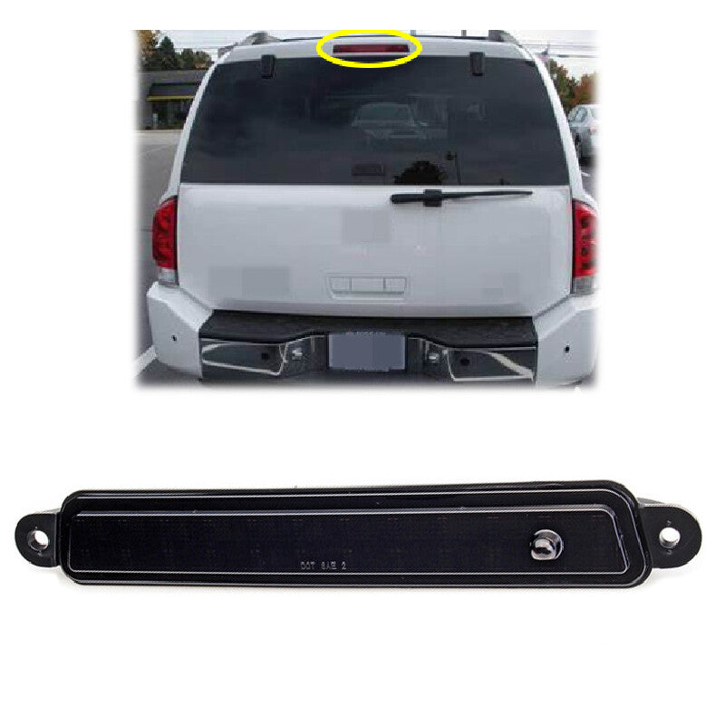 for Nissan /Armada 2005-2015 Black High Mount LED 3Rd Brake Light 26590-7S000