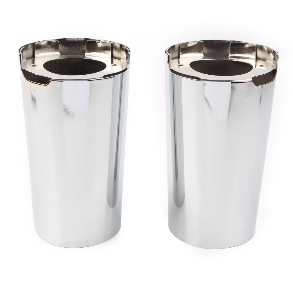 Chrome Fork Slider Covers for 2014  Up for Harley Touring Electra Street Tri Glide