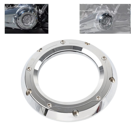 Clear Engine Derby Cover for Harley Street Glide FLHX Road King FLHR 2016-2022