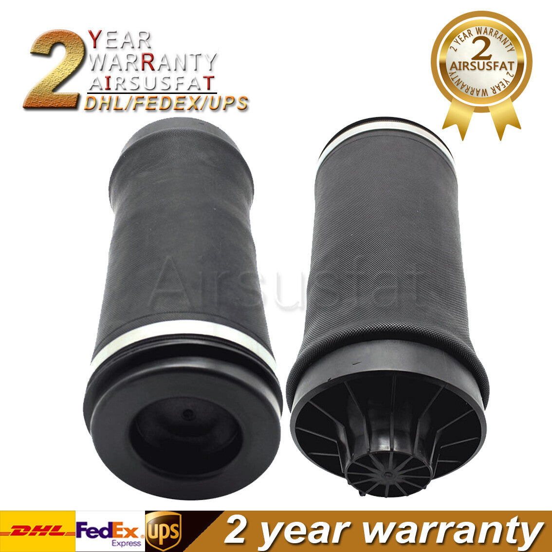 Pair for Jeep Grand Cherokee Quadra 11-16 Rear Air Supension Spring 68029912AE