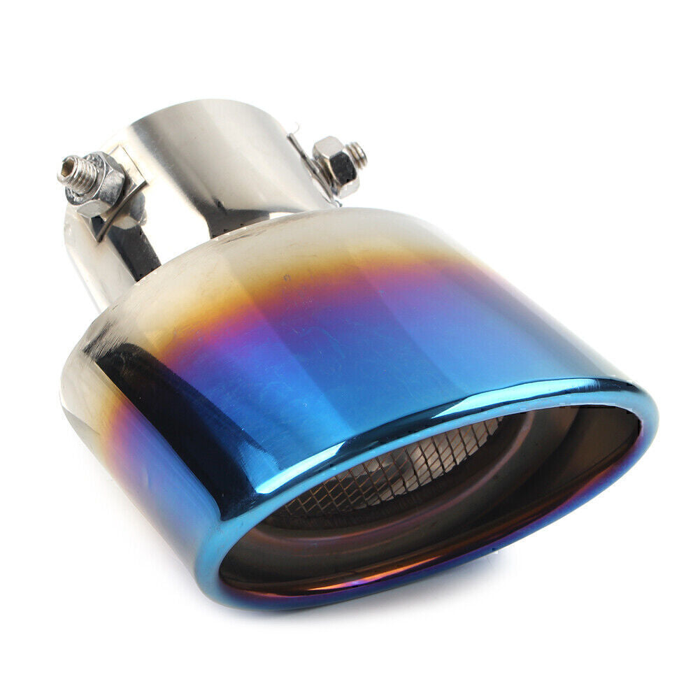 Universal Car Rear Exhaust Pipe Tail Muffler Tip Round Accessories ForMost Model