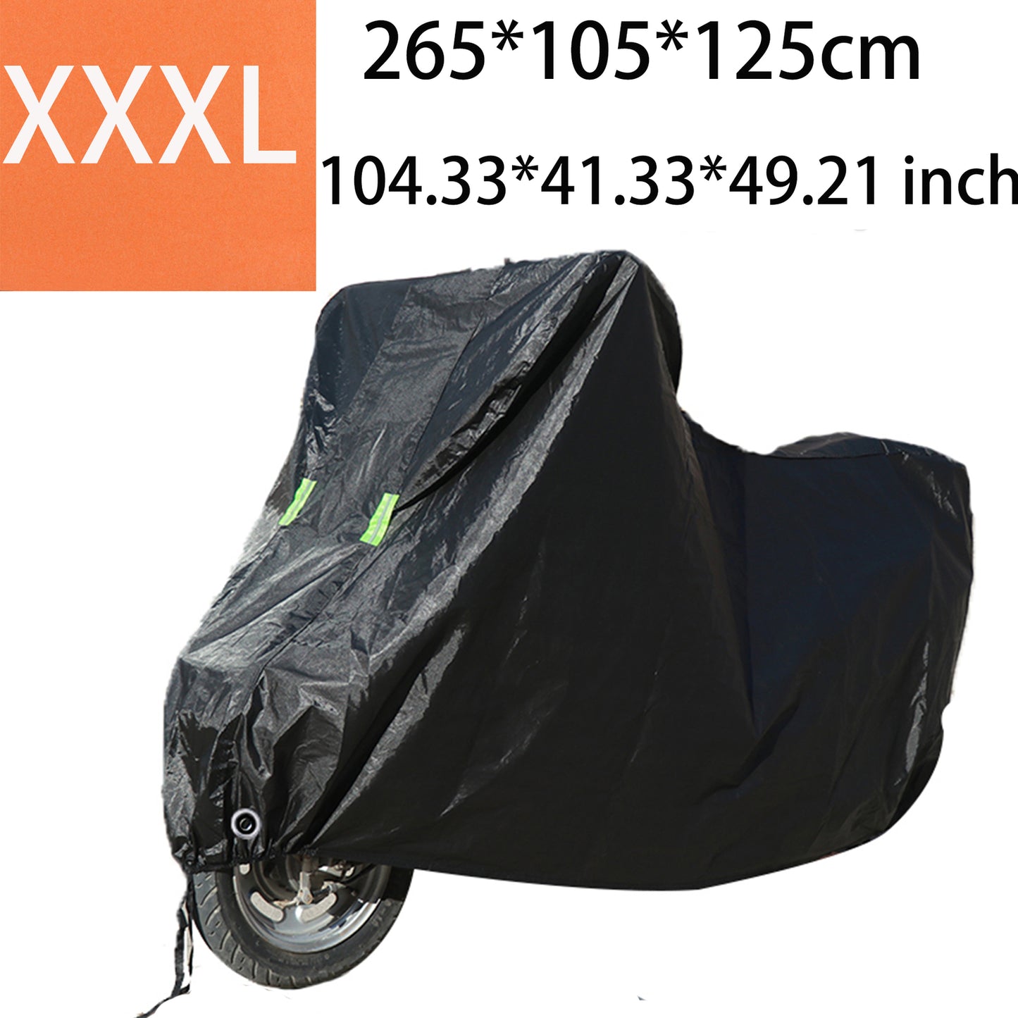 3XL Univereal Motorcycle Protective Case - Waterproof, Rain, Snow, UV Protection, Dustproof, Outdoor Protective Film
