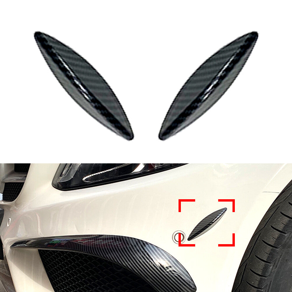 Bumper Lip Splitter Siler Side Canards Carbon for Benz C-Class W205 2015-2018