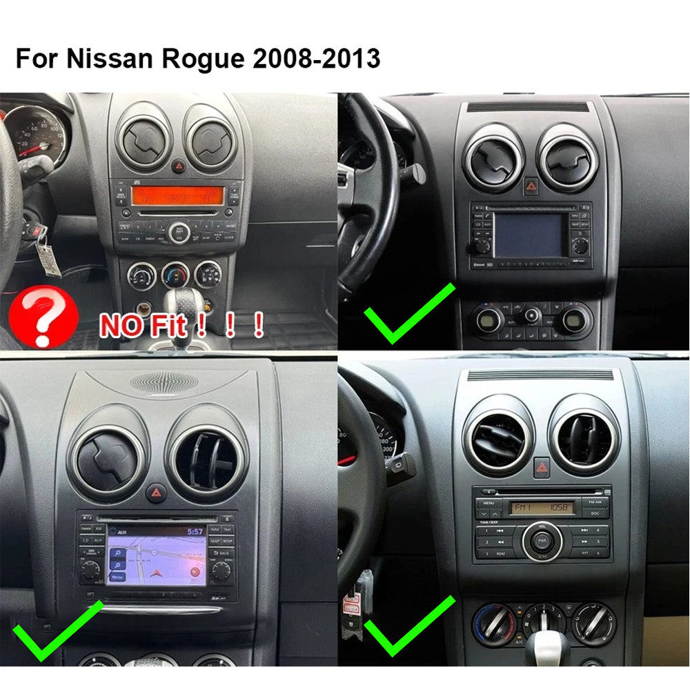 for Nissan Rogue 2008-2013 Stereo 7 Android Auto Carplay Car Radio GPS Nav WIFI