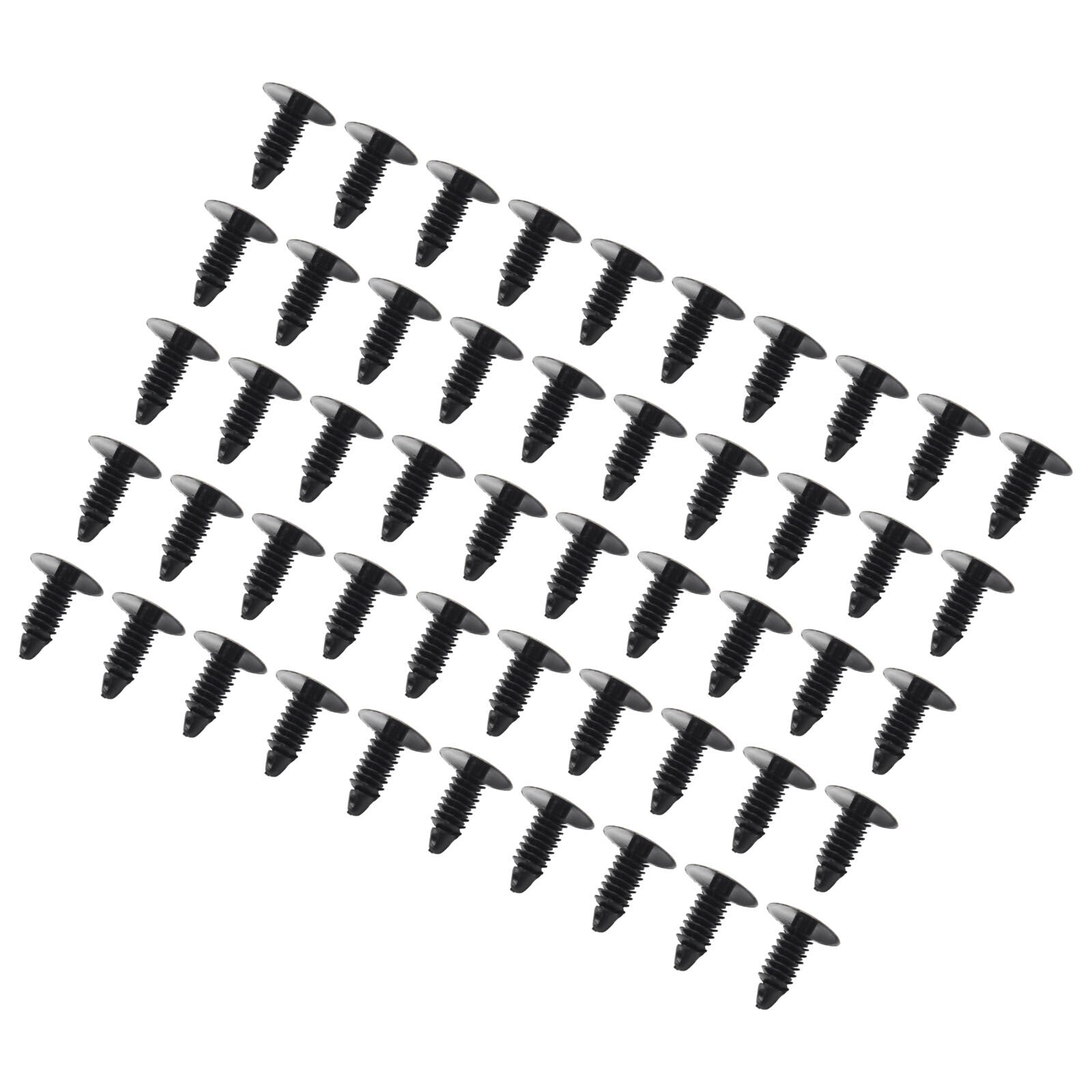 50pcs Plastic Rivet Fastener Clips 7.5mm-6.0mm Hole for Nissan - for Honda