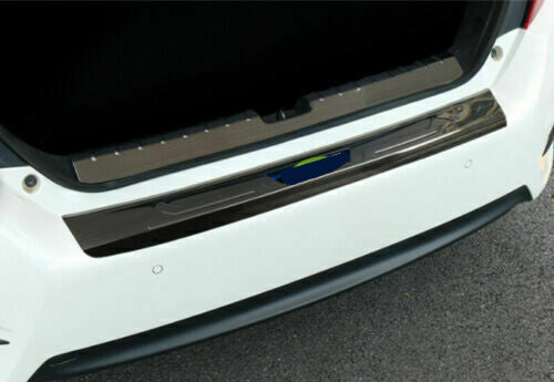 Rear Bumper Protector Sill Plate Covers Black Brushed for Honda for Civic 2016-2021