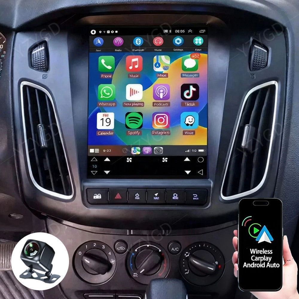 9.7 for Ford Focus 2012-2018 CarPlay Android Car Radio GPS Navi Stereo Screen