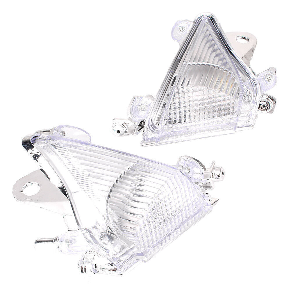 Turn Signal Blinker Lamp Indicator Clear Lens for Kawasaki ZX10R 04-05 12V