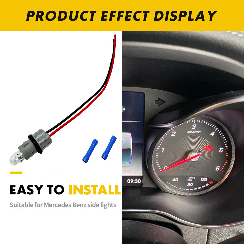 A Pair Side Marker Lamp Light Socket Wire Harness for Mercedes-Benz A0005400966