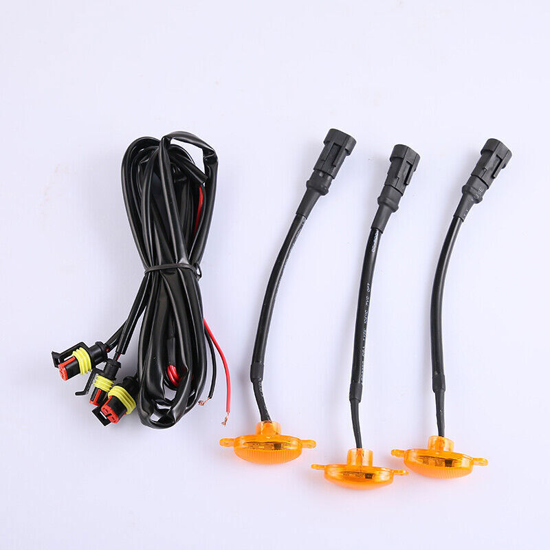 for Mitsubishi Outlander 2019-2020 Yellow Style Grill LED Marker Light Ki