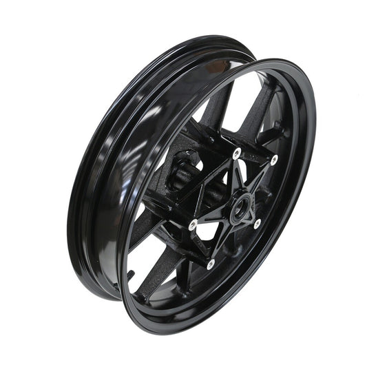 Black front rims are suitable for BMW S1000RR models from 2009, 2010, 2011, 2012, and 2014.