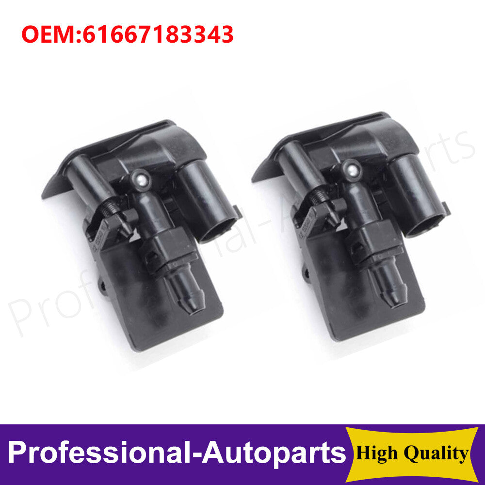 1 pair of windshield washer nozzles for BMW X1 E84 X6 E71 X6 E72