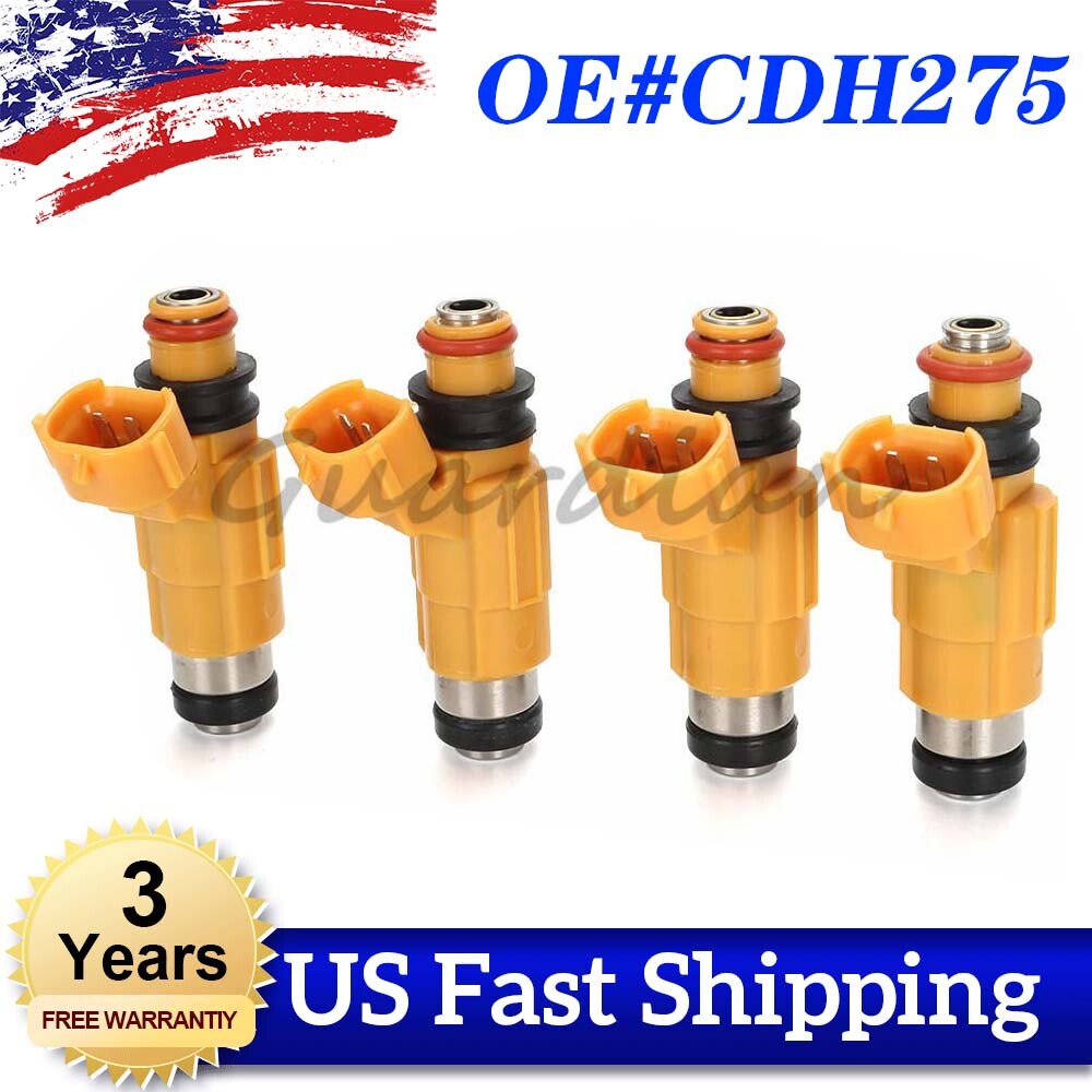 4PCS Fuel Injectors for Yamaha F150TJR F150TLR F150TXR LF150TXR 4-stroke 06-UP